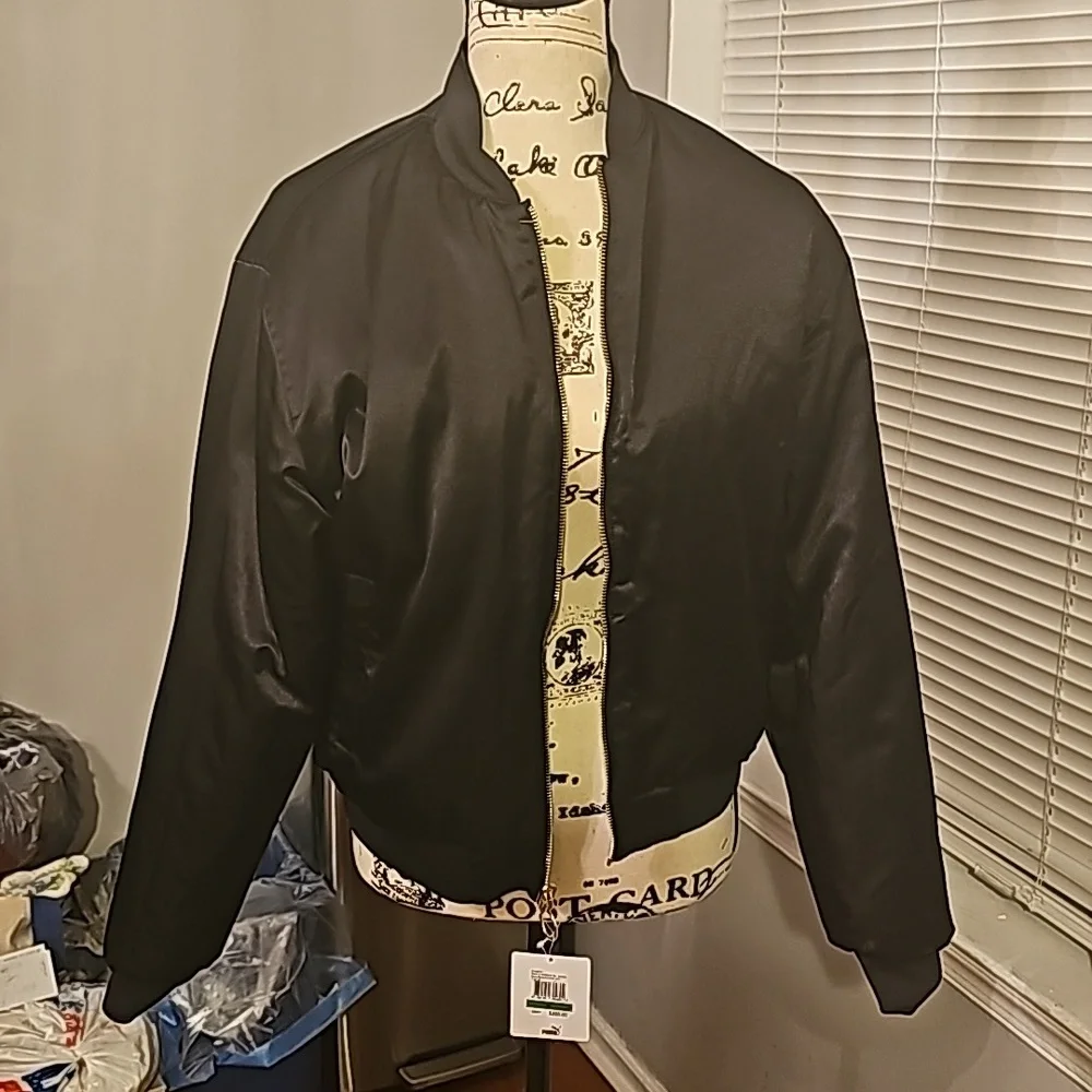 PUMA x CAREAUX BOMBER Reversible JACKET Floral Size Large - Picture 11 of 13